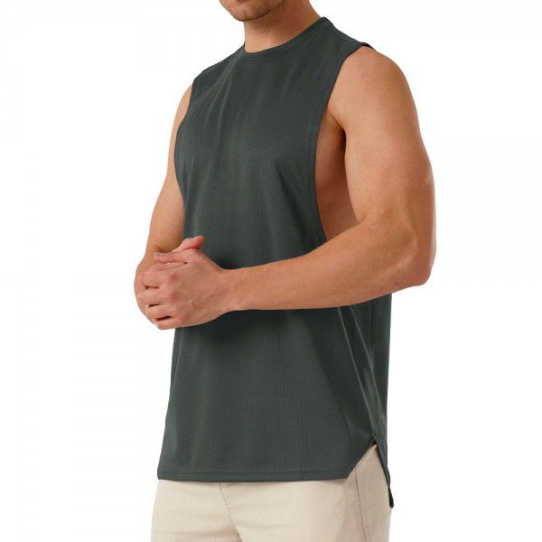 Men's Muscle Sports Fitness Short Sleeve Cotton Casual Summer New T-shirt