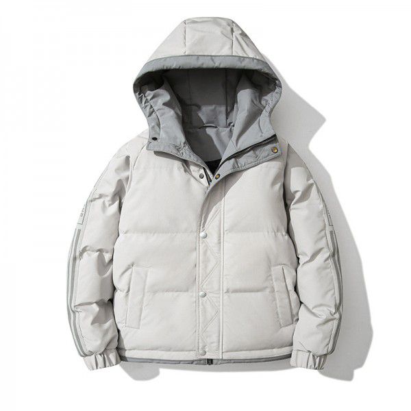 Men's winter cotton jacket, down jacket, casual trend, short cotton jacket, lightweight winter coat, men's
