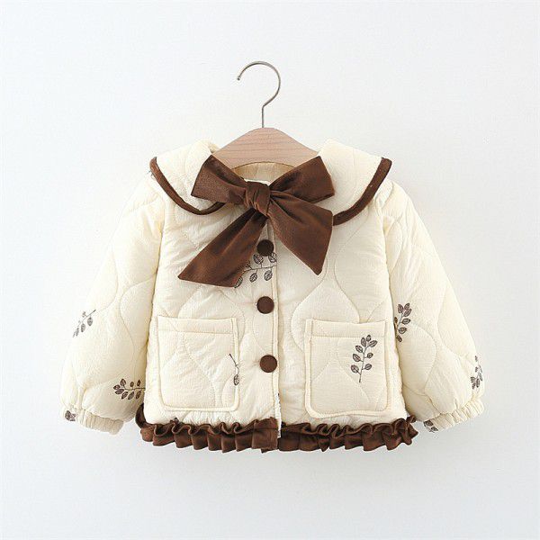Children's cotton jacket, winter children's cotton jacket, thickened and warm, girl's coat, baby