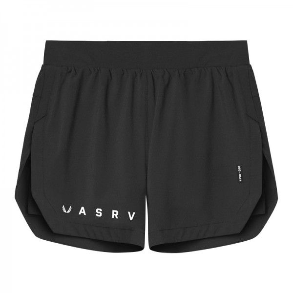 Summer men's sports shorts, quick drying double layer shorts, men's outdoor running, fitness, basketball pants